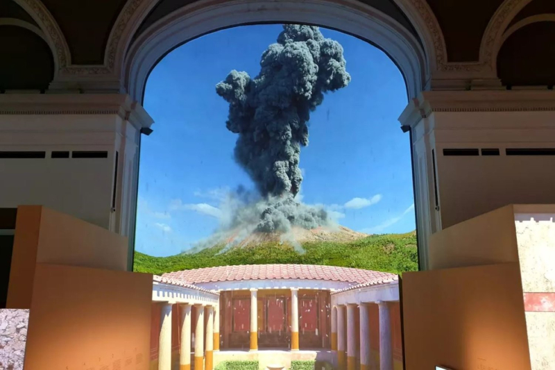 Immersive experience: live your last moments in Pompeii before the eruption of Vesuvius