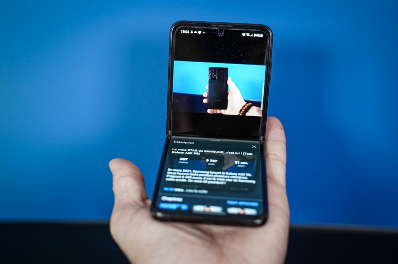Test Galaxy Z Flip 3: Samsung opens its flap wide