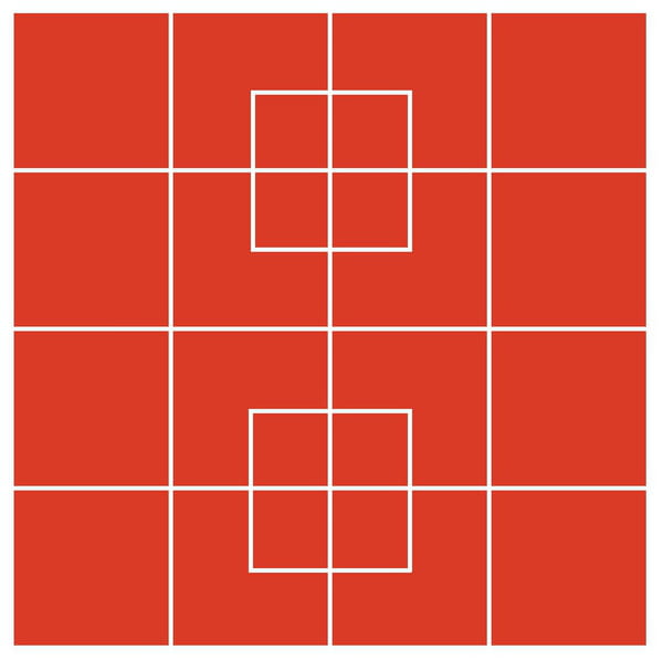 Can you find the exact number of squares in this image?