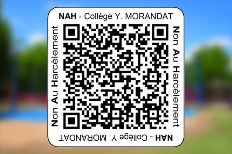 Is this QR code THE miracle solution against school bullying?