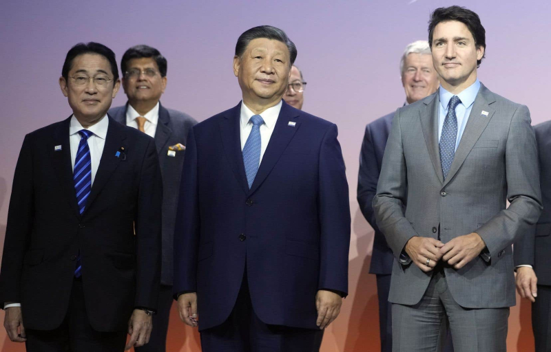 Trudeau and Xi Jinping shared only a cursory hello at the APEC summit