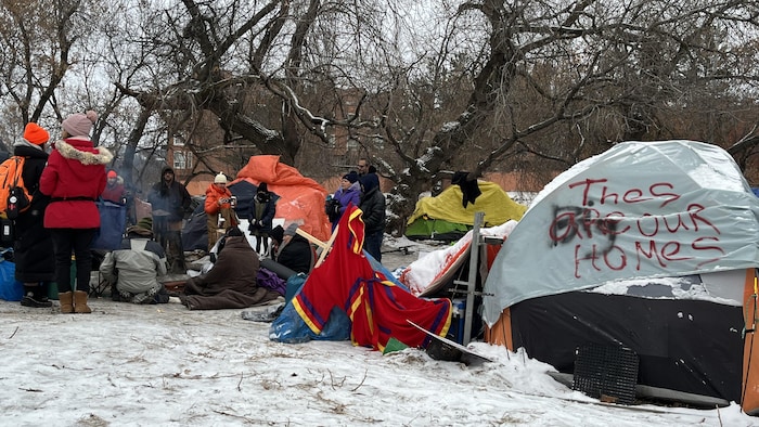 No suspension of camp dismantling in Edmonton: an 8th is underway