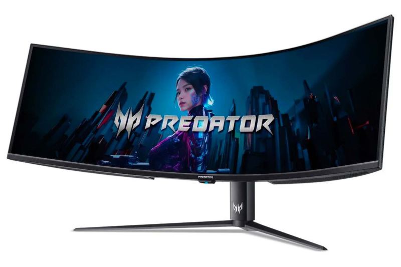 This extraordinary 57" Acer monitor is as big as two curved 4K screens