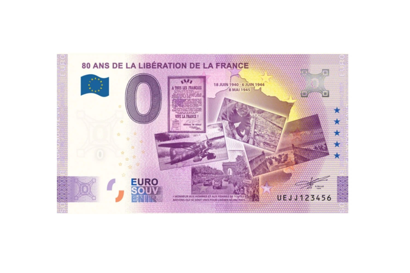 What is this mysterious 0 euro note that will be sold in France in 2024 ?