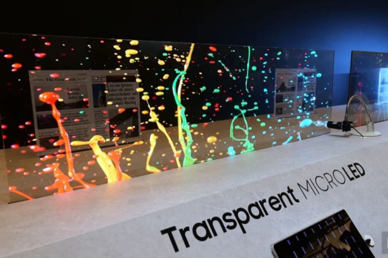 Samsung is playing the transparent microLED Smart TV card (at the price of an apartment)