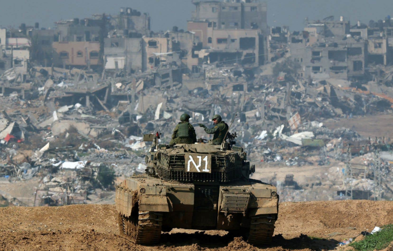 Intense Israeli bombardment in the Gaza Strip
