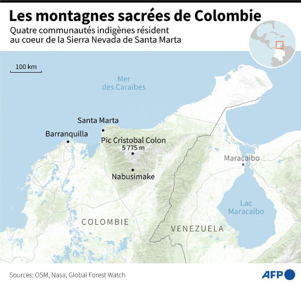 The sacred mountains of Colombia face climate change