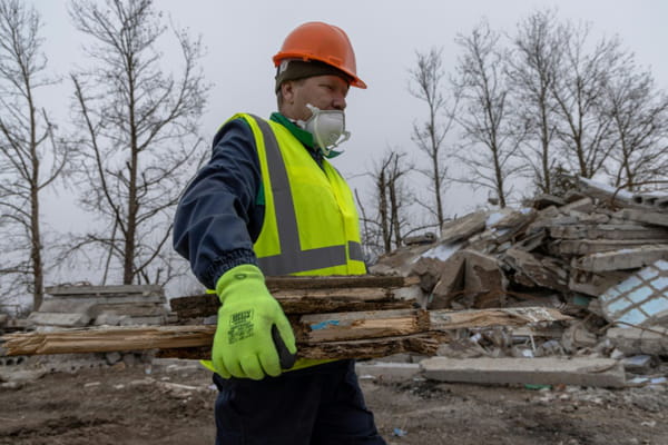 In Ukraine, recycling war debris to rebuild greener and cheaper