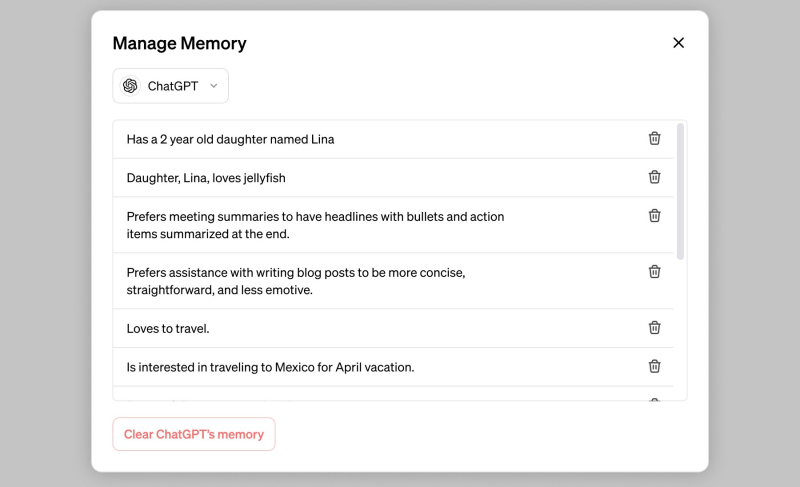 ChatGPT has selective memory: how to take advantage of it ?