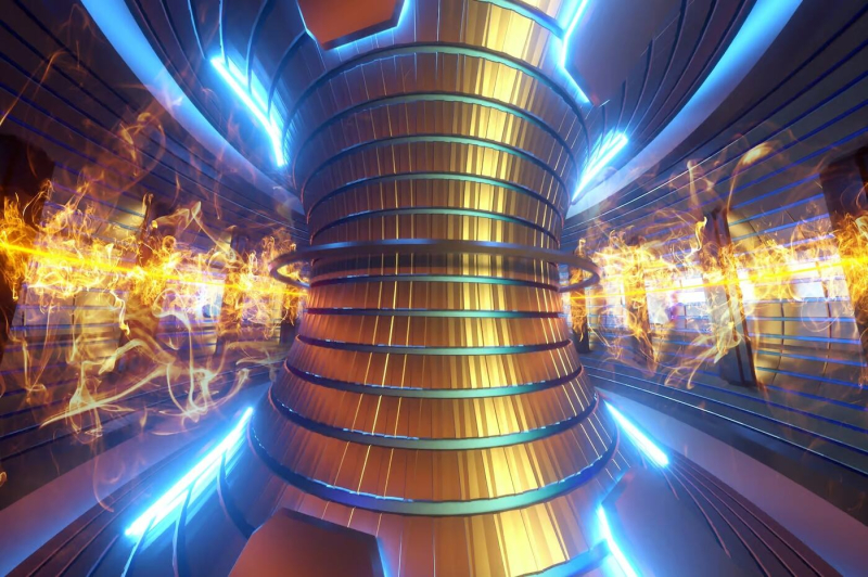 Spectacular ! The astonishing spectacle filmed inside a fusion reactor