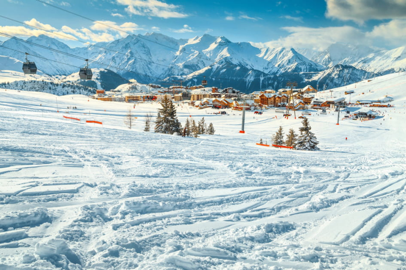 Alpe d&#39;Huez, one of the best ski resorts in France