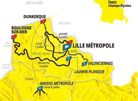 Tour de France 2025: the big start in Lille! The first steps revealed