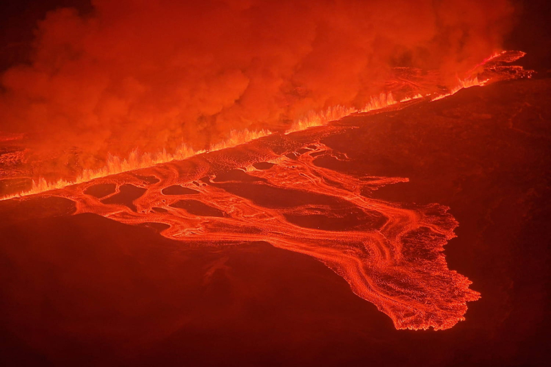 Volcanic eruption in Iceland: stunning images from the Reykjanes Peninsula