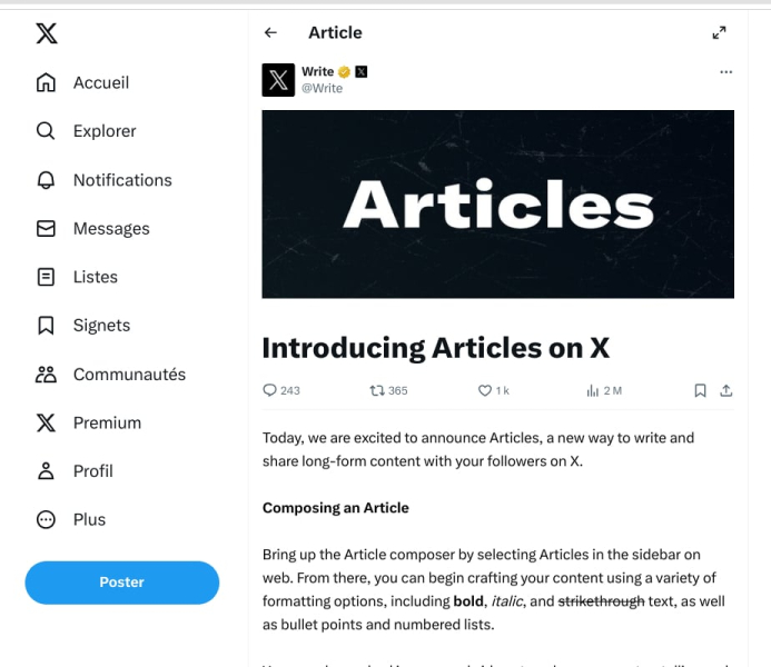 Here&#39;s everything you need to know about X&#39;s new “Article” format