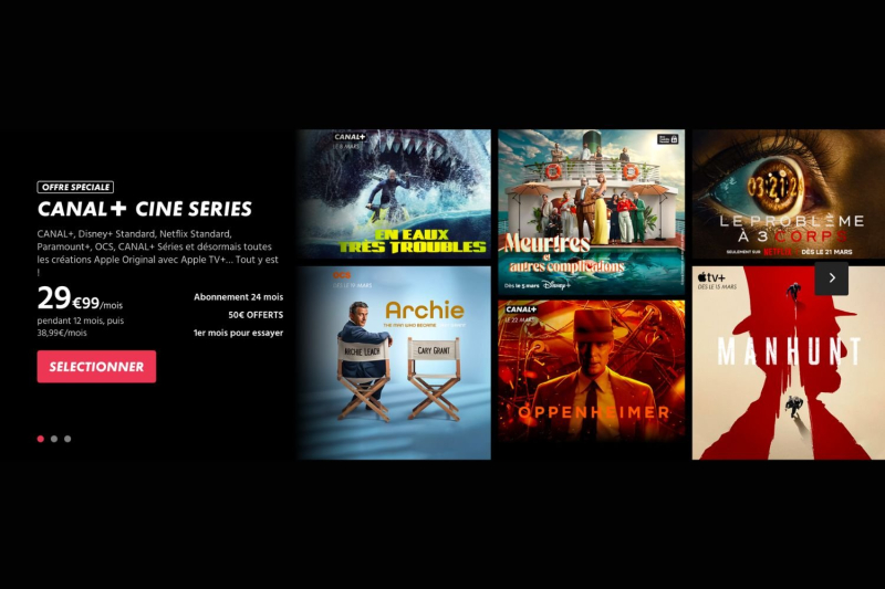 Fan of series and films ? These 2 CANAL+ offers will do your wallet good