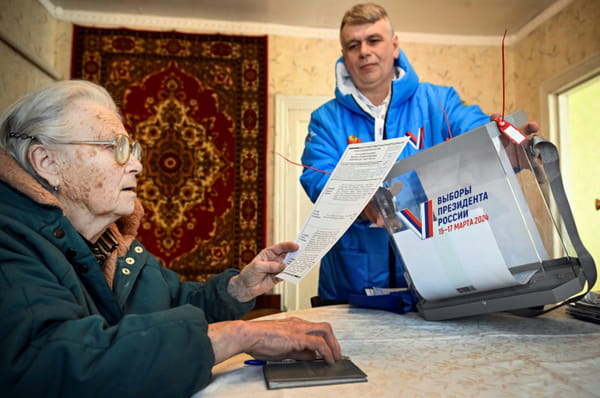 Presidential election tailor-made for Putin, with Ukraine in the background