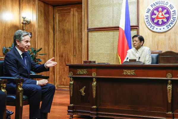 Blinken confirms Washington&#39;s "ironclad" commitment to defend the Philippines