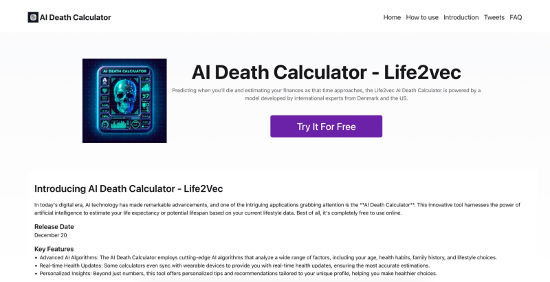With 78.8% accuracy, this AI can predict your date of death