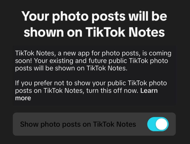 TikTok Notes: what is this new app that is preparing to compete with Instagram ?