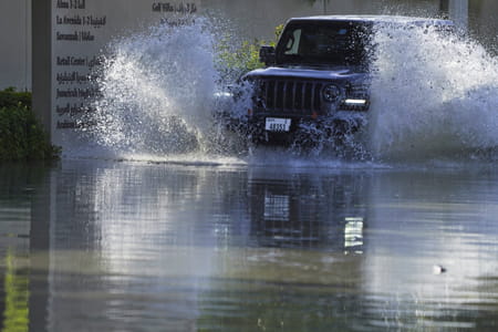 Exceptional floods in Dubai, impressive images