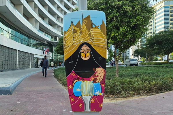 In the Emirates, women perpetuate the art of traditional embroidery