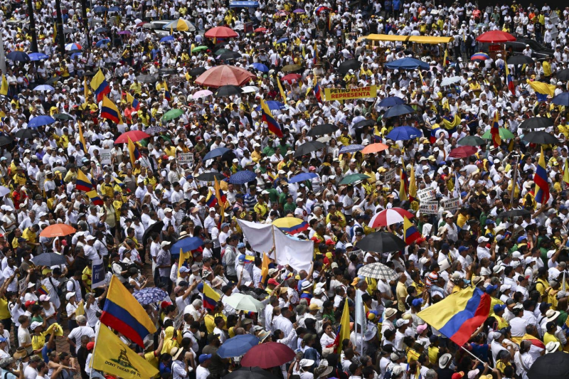 In Colombia, an unprecedented demonstration against President Petro