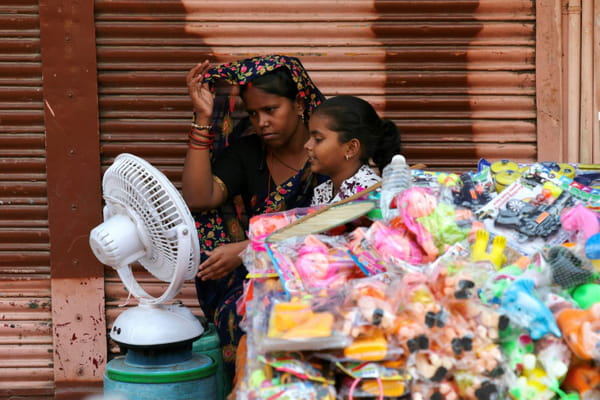 52.3°C recorded in New Delhi, a record for the city and for India