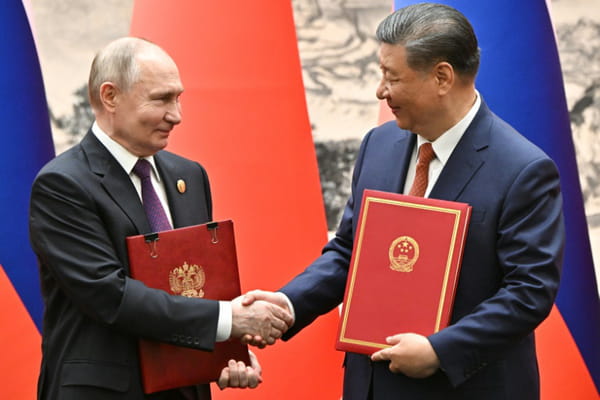 The Beijing-Moscow axis, a factor of 'stability' and 'peace' according to Xi and Putin