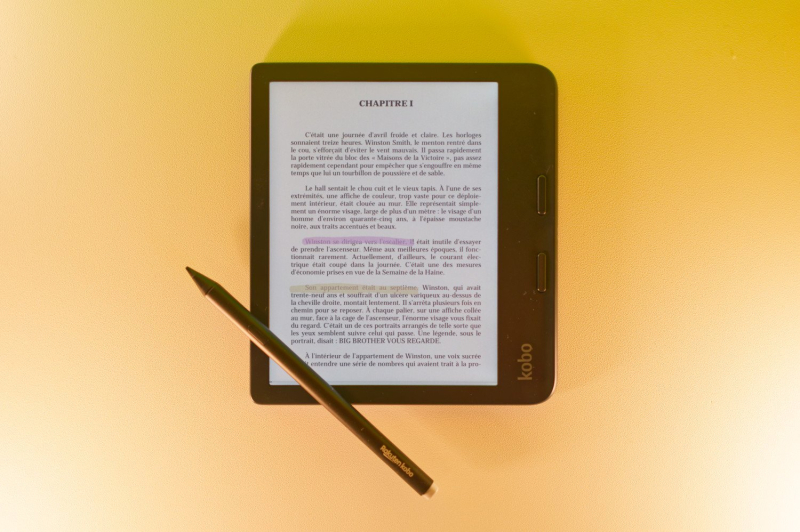 Test of the Kobo Libra Color: the (too) discreet charm of color