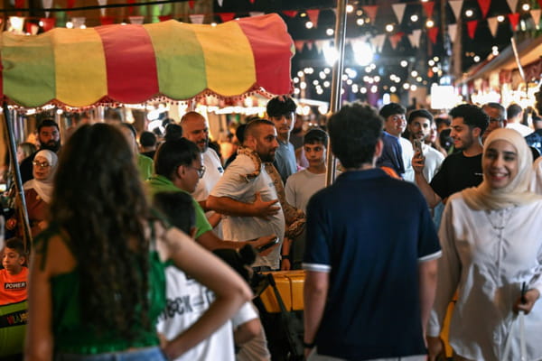 In Beirut, the atmosphere is festive despite threats from Israel