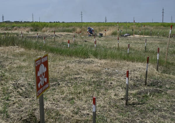 In Ukraine, women take over mine clearance