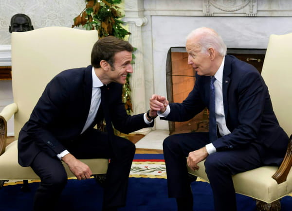 Macron pulls out all the stops for Biden