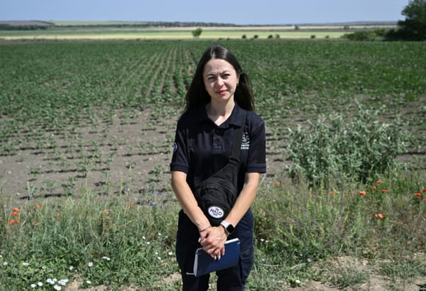 In Ukraine, women take over mine clearance