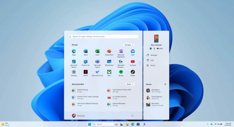 Your Android smartphone in the Windows 11 Start menu ? Yes it’s possible!