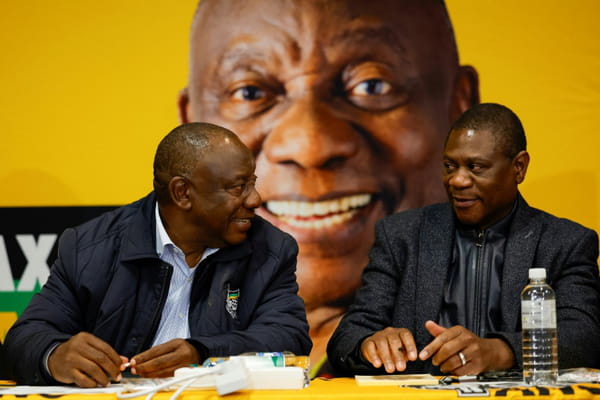 South Africa: election of the president, before a coalition government