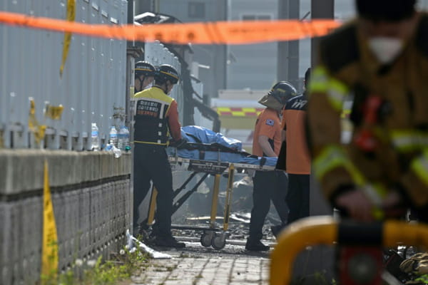 South Korea factory fire: 18 Chinese nationals among 22 people killed