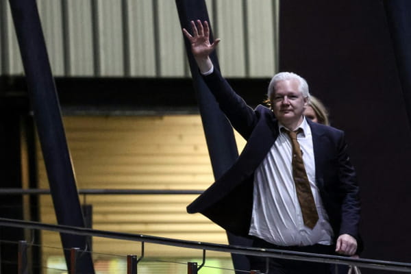 Julian Assange, now free, returns to his native Australia