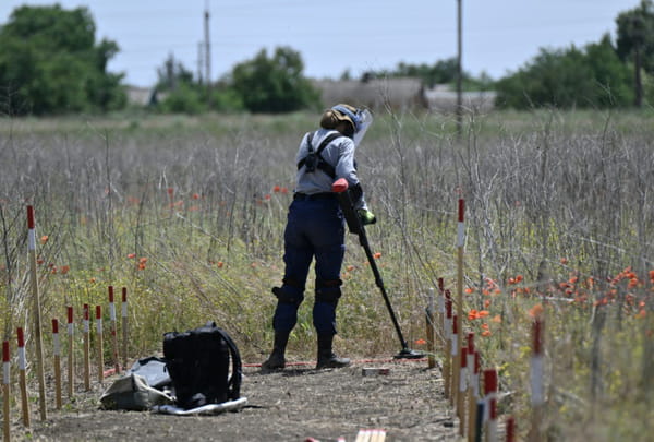 In Ukraine, women take over mine clearance