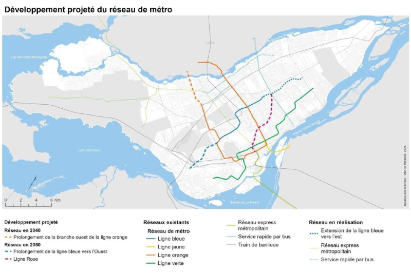 Montreal aims for a vast tram network in 2050