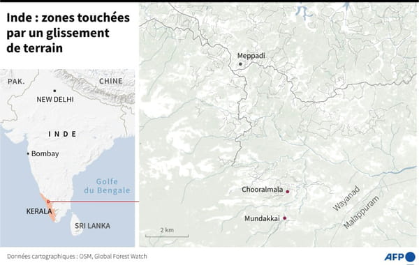 India: 108 dead after landslides in tea plantations