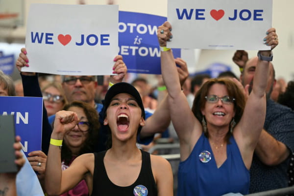 Back on the campaign trail, Biden defends his candidacy despite criticism