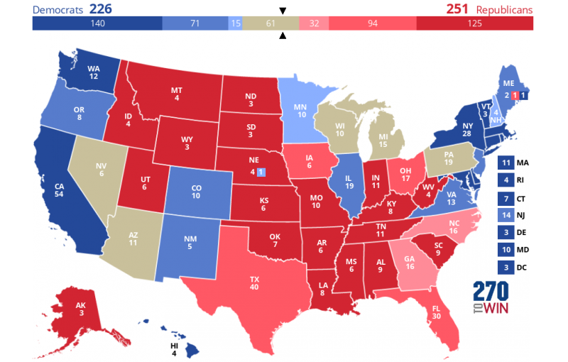 2024 US presidential election: poll results, Trump ahead of Biden