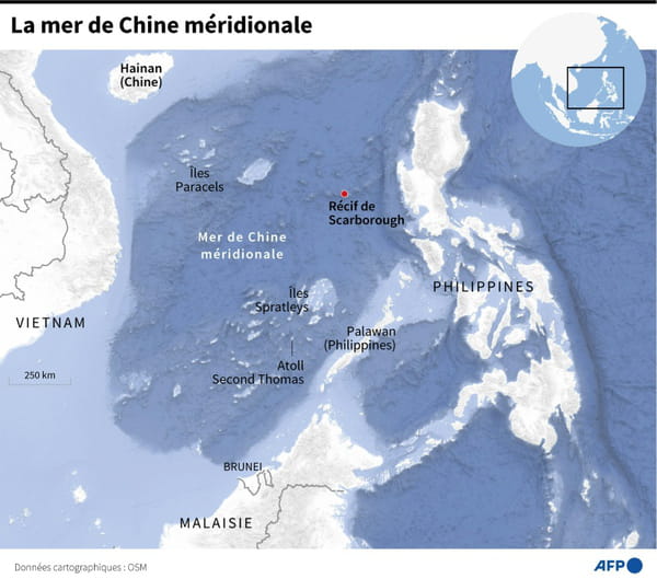 China conducts military exercise near disputed reef with Philippines