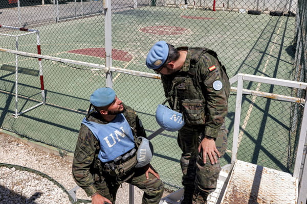 In southern Lebanon, Spanish peacekeepers caught in the crossfire