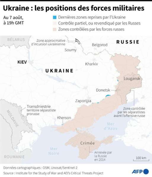 Russia still facing major Ukrainian incursion