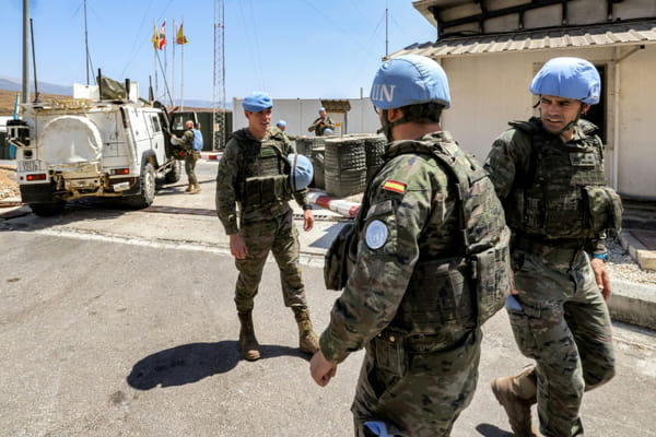 In southern Lebanon, Spanish peacekeepers caught in the crossfire