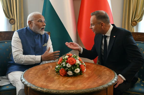 On his way to kyiv, Mr Modi advocates "dialogue and diplomacy"