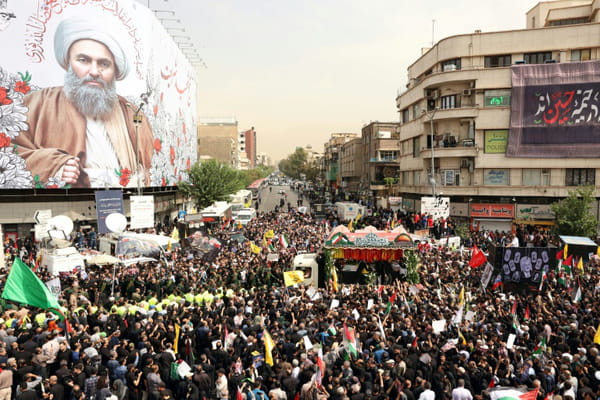 Hamas leader&#39;s funeral in Tehran, Iran and its allies prepare their response