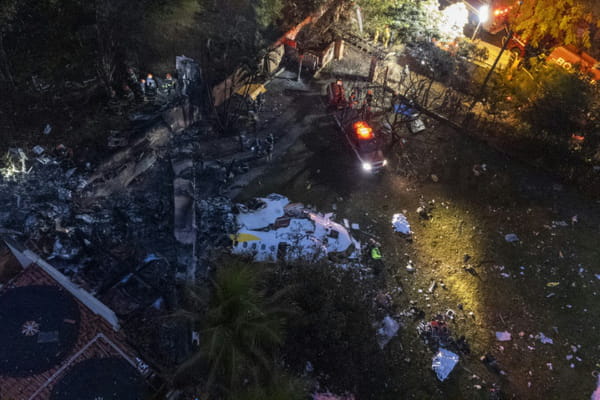 Brazil: 61 dead in plane crash near Sao Paulo