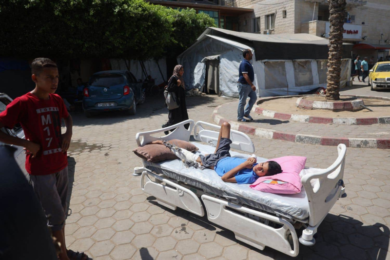 Central Gaza hospital empties after yet another evacuation order from Israel